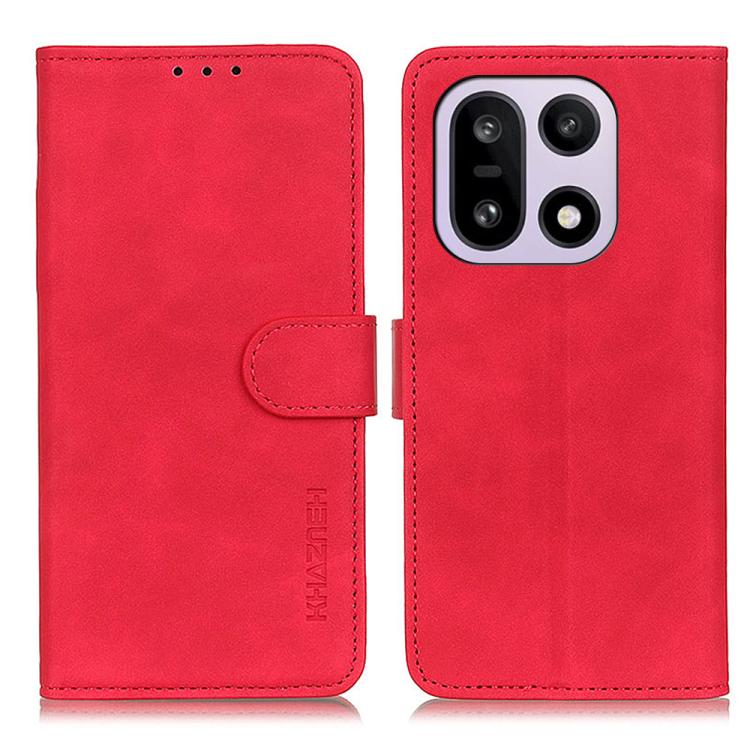 For OnePlus 15 KHAZNEH Retro Texture Leather Phone Case(Red)
For OnePlus 15 KHAZNEH Retro Texture Leather Phone Case(Red)