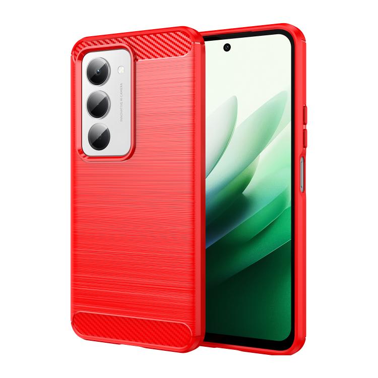 For Redmi 15 5G / 4G EU 171mm Carbon Fiber Brushed Texture TPU Phone Case(Red)
For Redmi 15 5G / 4G EU 171mm Carbon Fiber Brushed Texture TPU Phone Case(Red)