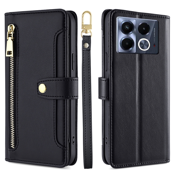 For Infinix Note 40 5G Sheep Texture Cross-body Zipper Wallet Leather Phone Case(Black)
For Infinix Note 40 5G Sheep Texture Cross-body Zipper Wallet Leather Phone Case(Black)
