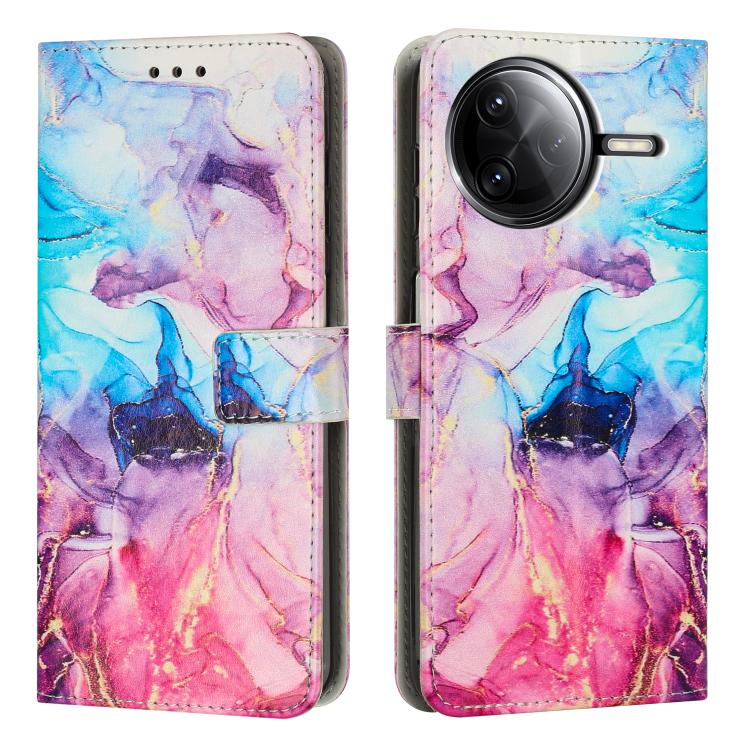 For Redmi K80 / K80 Pro Painted Marble Pattern Leather Phone Case(Pink Purple)
For Redmi K80 / K80 Pro Painted Marble Pattern Leather Phone Case(Pink Purple)