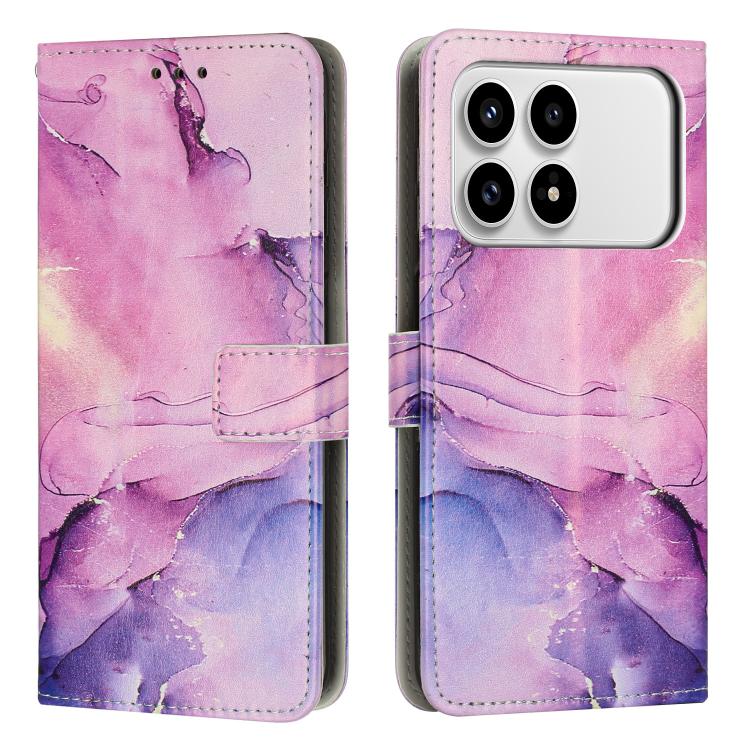 For Redmi K90 / Poco F8 Pro Painted Marble Pattern Leather Phone Case(Purple)
For Redmi K90 / Poco F8 Pro Painted Marble Pattern Leather Phone Case(Purple)