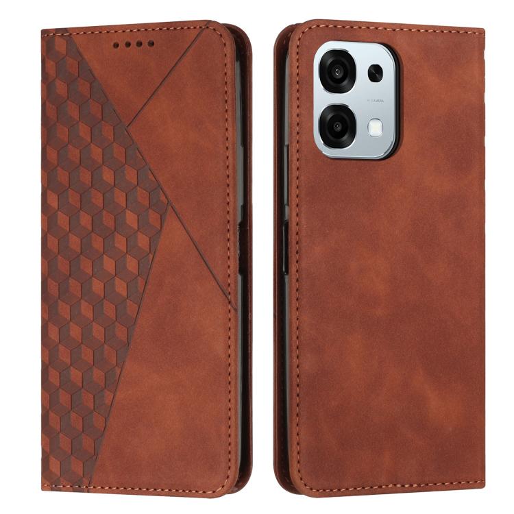 For OPPO F31 5G / A6 Pro Global 5G Diamond Splicing Skin Feel Magnetic Leather Phone Case(Brown) 
For OPPO F31 5G / A6 Pro Global 5G Diamond Splicing Skin Feel Magnetic Leather Phone Case(Brown)