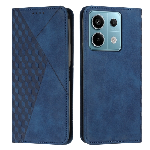

For Xiaomi Redmi Note 13 Pro 4G Global Diamond Splicing Skin Feel Magnetic Leather Phone Case(Blue)