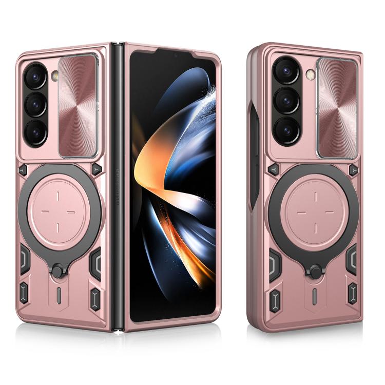 For Samsung Galaxy Z Fold7 CD Texture Sliding Camshield Magnetic Holder Phone Case(Pink)
For Samsung Galaxy Z Fold7 CD Texture Sliding Camshield Magnetic Holder Phone Case(Pink)