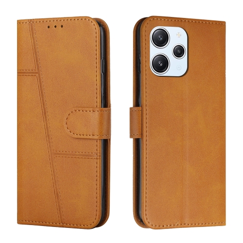 For Xiaomi Redmi 12 4G Stitching Calf Texture Buckle Leather Phone Case(Yellow)
For Xiaomi Redmi 12 4G Stitching Calf Texture Buckle Leather Phone Case(Yellow)