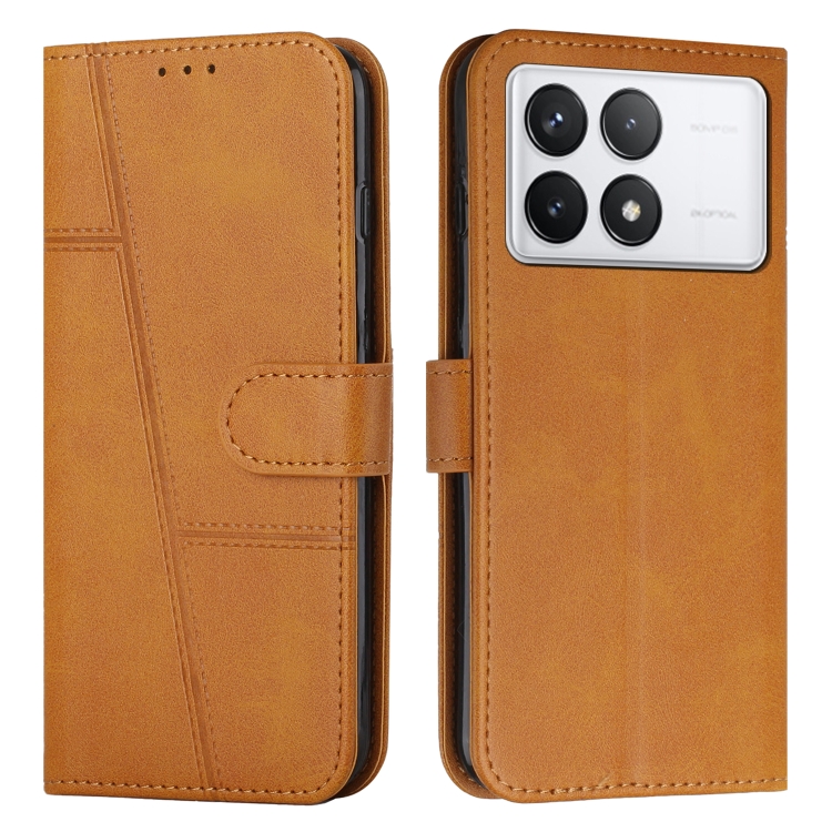 For Xiaomi Redmi K70E Stitching Calf Texture Buckle Leather Phone Case(Yellow)
For Xiaomi Redmi K70E Stitching Calf Texture Buckle Leather Phone Case(Yellow)