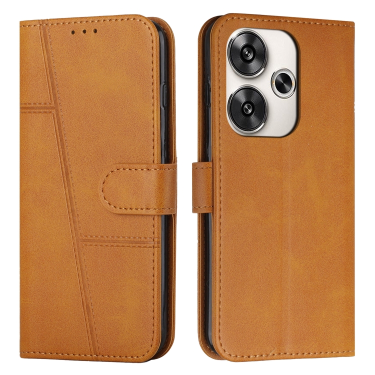 For Xiaomi Redmi Turbo 3 Stitching Calf Texture Buckle Leather Phone Case(Yellow)
For Xiaomi Redmi Turbo 3 Stitching Calf Texture Buckle Leather Phone Case(Yellow)