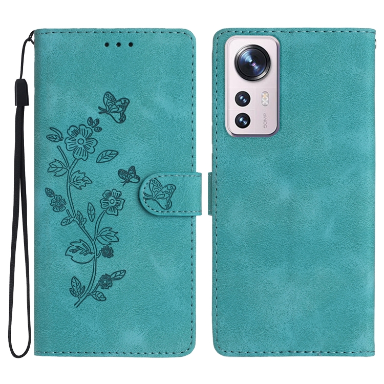 For Xiaomi 12 Pro Flower Butterfly Embossing Pattern Leather Phone Case(Sky Blue)
For Xiaomi 12 Pro Flower Butterfly Embossing Pattern Leather Phone Case(Sky Blue)