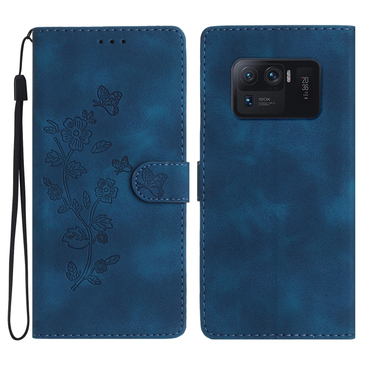 For Xiaomi Mi 11 Ultra Flower Butterfly Embossing Pattern Leather Phone Case(Blue)
For Xiaomi Mi 11 Ultra Flower Butterfly Embossing Pattern Leather Phone Case(Blue)