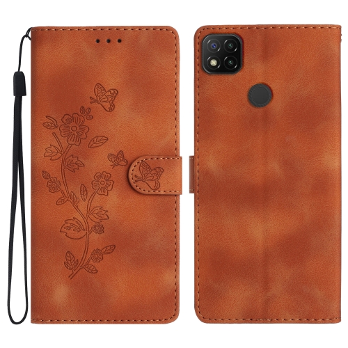 For Xiaomi Redmi 9C Flower Butterfly Embossing Pattern Leather Phone Case(Brown)
For Xiaomi Redmi 9C Flower Butterfly Embossing Pattern Leather Phone Case(Brown)