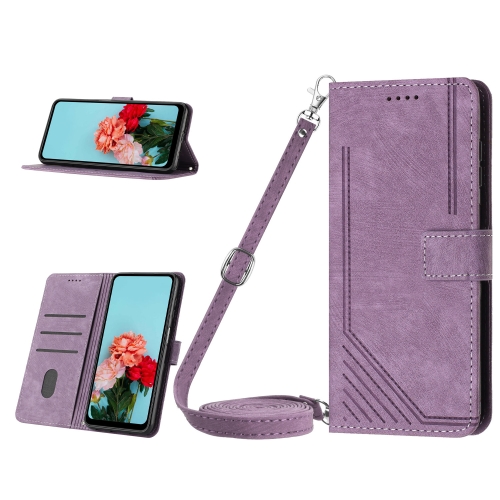 For OPPO Reno10 5G Global/Reno10 Pro 5G Global Skin Feel Stripe Pattern Leather Phone Case with Lanyard(Purple)
For OPPO Reno10 5G Global/Reno10 Pro 5G Global Skin Feel Stripe Pattern Leather Phone Case with Lanyard(Purple)