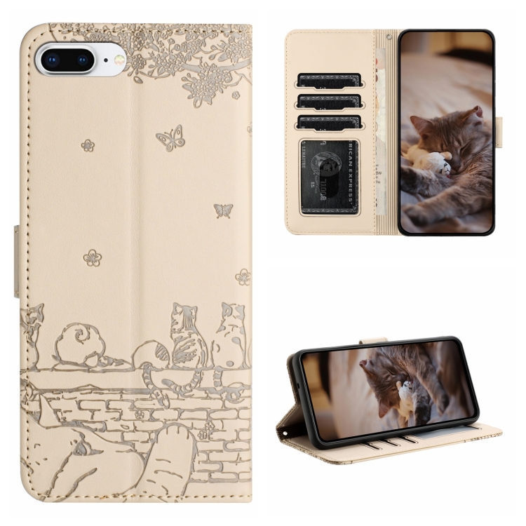 For iPhone 7 Plus / 8 Plus Cat Embossing Pattern Leather Phone Case with Lanyard(Beige)
For iPhone 7 Plus / 8 Plus Cat Embossing Pattern Leather Phone Case with Lanyard(Beige)