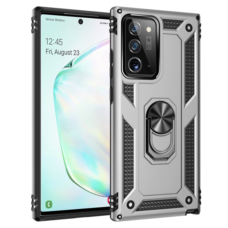 For Samsung Galaxy Note 20 5G Shockproof TPU + PC Protective Case with 360 Degree Rotating Holder(Silver)
For Samsung Galaxy Note 20 5G Shockproof TPU + PC Protective Case with 360 Degree Rotating Holder(Silver)
