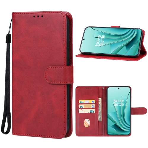 

For OnePlus Ace 3V Leather Phone Case(Red)