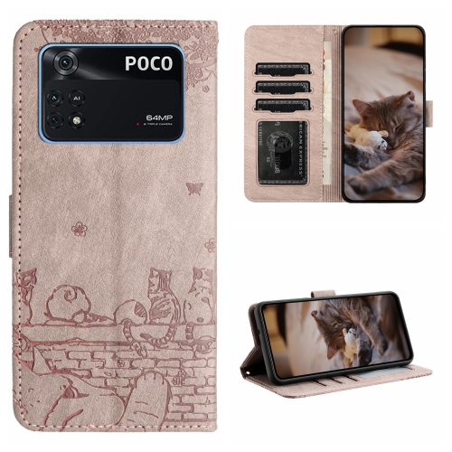 For Xiaomi Poco M4 Pro 4G Cat Embossing Pattern Leather Phone Case with Lanyard(Grey)
For Xiaomi Poco M4 Pro 4G Cat Embossing Pattern Leather Phone Case with Lanyard(Grey)