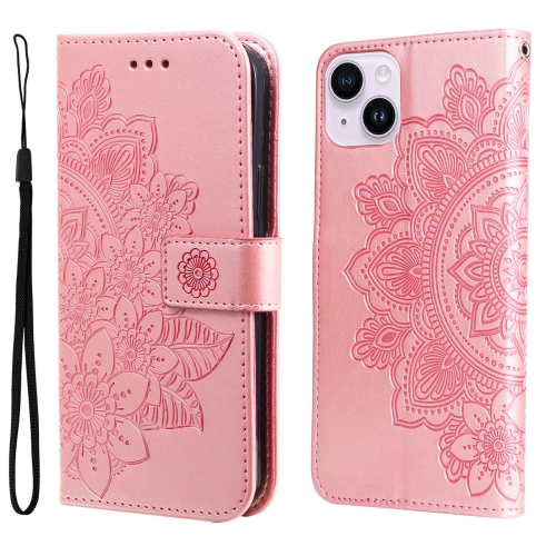 For iPhone 15 Plus 7-petal Flowers Embossing Leather Phone Case(Rose Gold)
For iPhone 15 Plus 7-petal Flowers Embossing Leather Phone Case(Rose Gold)