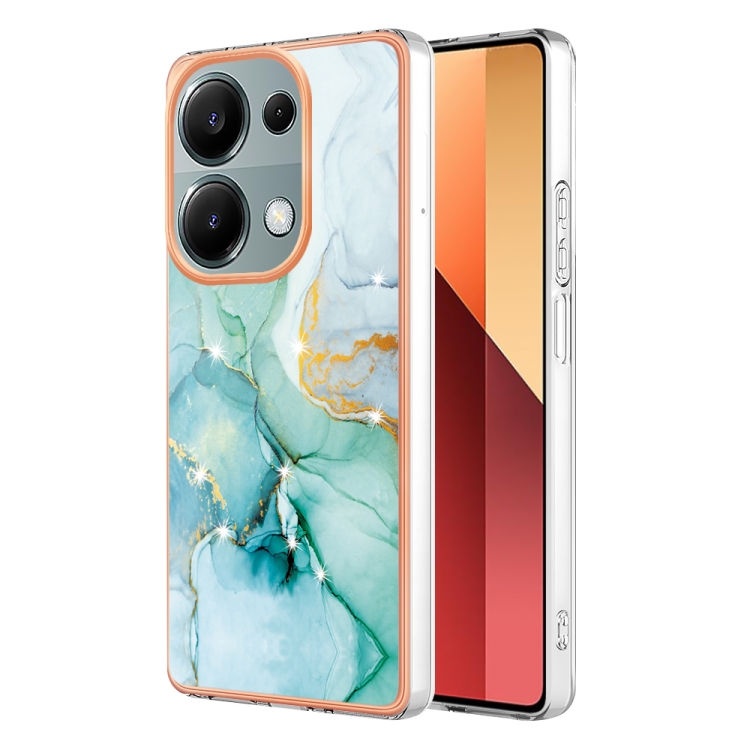 For Xiaomi Redmi Note 13 Pro 4G Global Electroplating Marble Dual-side IMD Phone Case(Green 003)
For Xiaomi Redmi Note 13 Pro 4G Global Electroplating Marble Dual-side IMD Phone Case(Green 003)