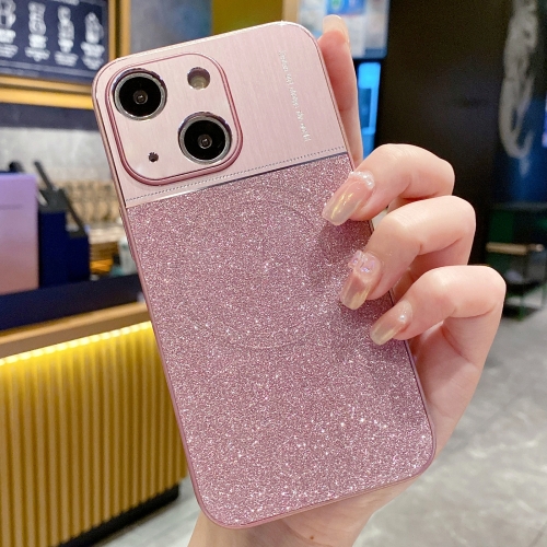 For iPhone 14 Plus Magsafe Magnetic Metallic Glitter Powder Shockproof Phone Case(Pink)
For iPhone 14 Plus Magsafe Magnetic Metallic Glitter Powder Shockproof Phone Case(Pink)