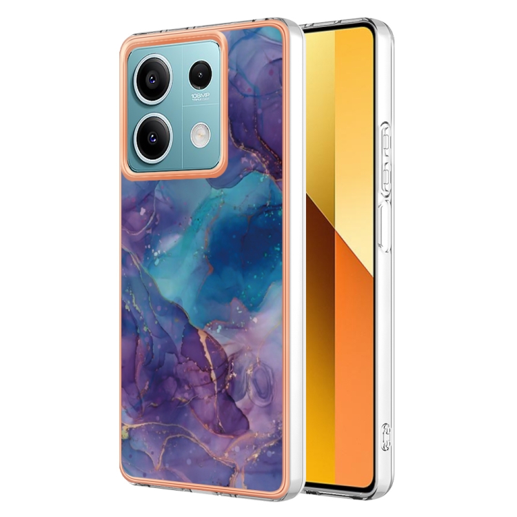 For Xiaomi Redmi Note 13 5G Global Electroplating Marble Dual-side IMD TPU Phone Case(Purple 016)
For Xiaomi Redmi Note 13 5G Global Electroplating Marble Dual-side IMD TPU Phone Case(Purple 016)