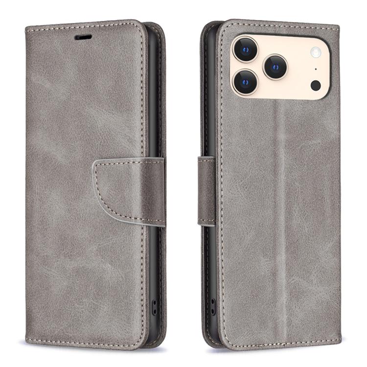 For iPhone 17 Pro Lambskin Texture Pure Color Flip Leather Phone Case(Grey)
For iPhone 17 Pro Lambskin Texture Pure Color Flip Leather Phone Case(Grey)