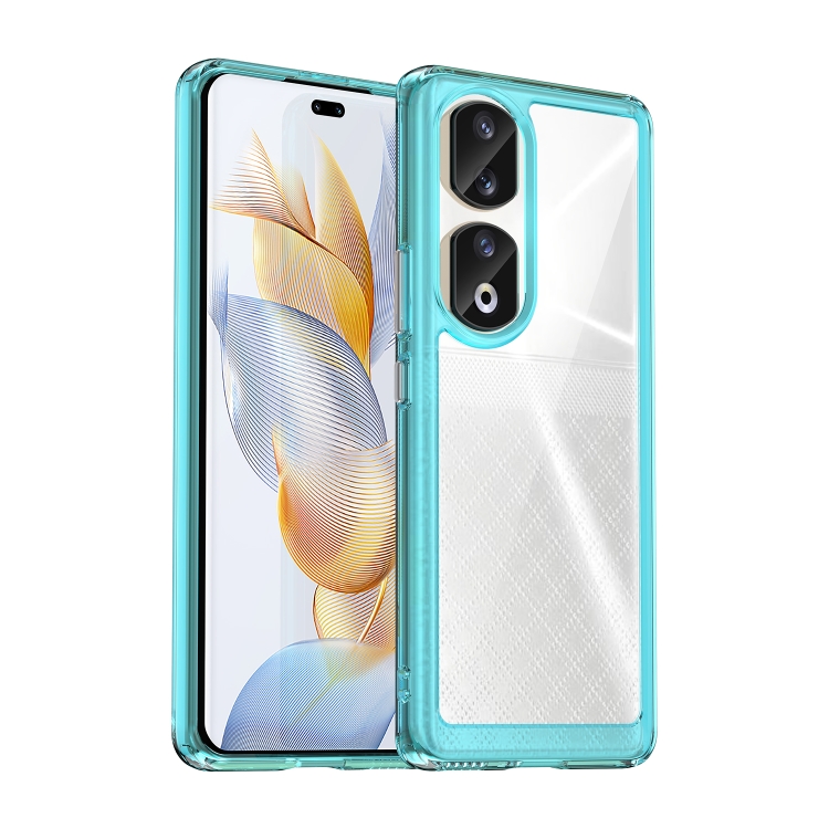 For Honor 80 Pro Colorful Series Acrylic + TPU Phone Case(Transparent Blue)
For Honor 80 Pro Colorful Series Acrylic + TPU Phone Case(Transparent Blue)
