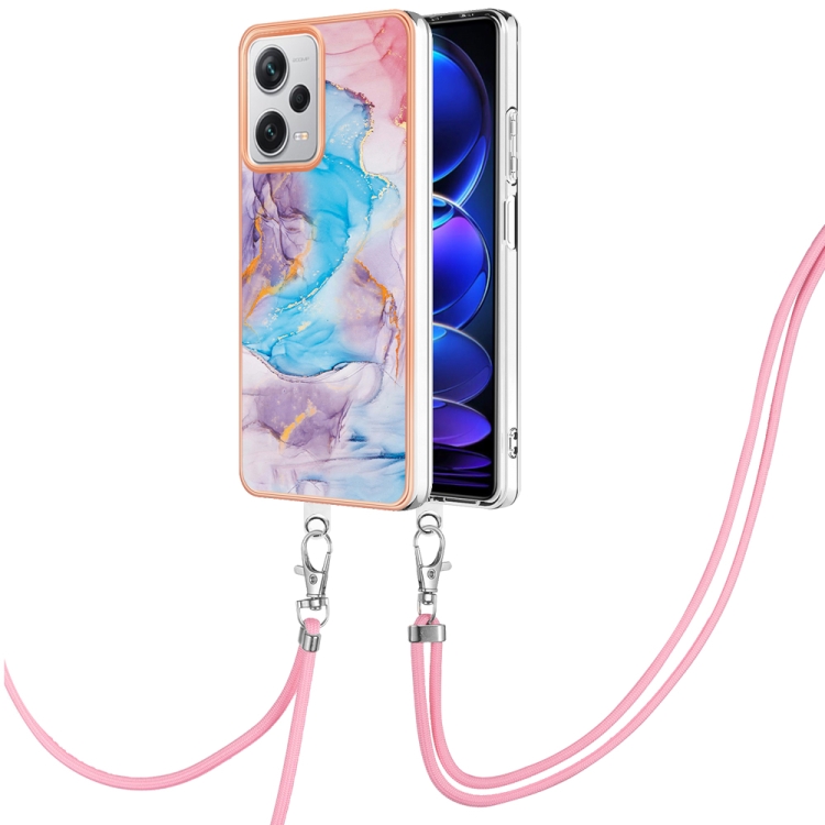 For Xiaomi Redmi Note 12 Pro+ Global Electroplating IMD TPU Phone Case with Lanyard(Blue Marble)
For Xiaomi Redmi Note 12 Pro+ Global Electroplating IMD TPU Phone Case with Lanyard(Blue Marble)