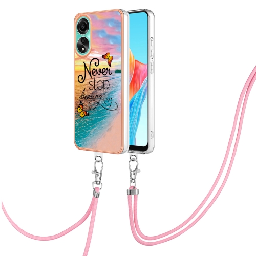 

For Xiaomi 13T/13T Pro Electroplating IMD TPU Phone Case with Lanyard(Dream Butterfly)