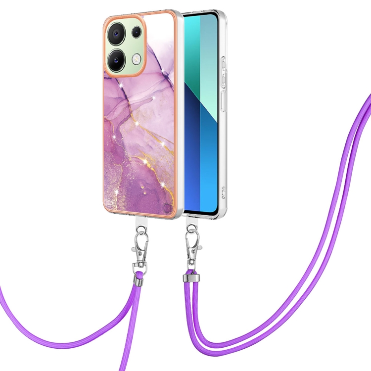 For Xiaomi Redmi Note 13 4G Global Electroplating Marble Dual-side IMD Phone Case with Lanyard(Purple 001)
For Xiaomi Redmi Note 13 4G Global Electroplating Marble Dual-side IMD Phone Case with Lanyard(Purple 001)