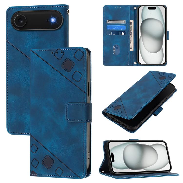 For iPhone Air Skin-feel Embossed Leather Phone Case(Blue)
For iPhone Air Skin-feel Embossed Leather Phone Case(Blue)
