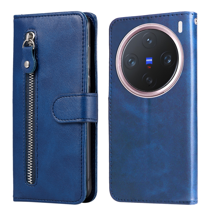 For vivo X200 Pro mini Fashion Calf Texture Zipper Leather Phone Case(Blue)
For vivo X200 Pro mini Fashion Calf Texture Zipper Leather Phone Case(Blue)