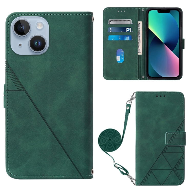 For iPhone 15 Plus Crossbody 3D Embossed Flip Leather Phone Case(Dark Green)
For iPhone 15 Plus Crossbody 3D Embossed Flip Leather Phone Case(Dark Green)