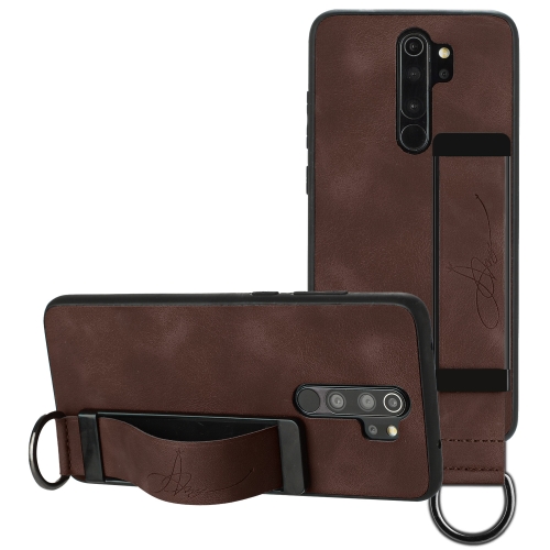 For Xiaomi Redmi Note 8 Pro Wristband Holder Leather Back Phone Case(Coffee)
For Xiaomi Redmi Note 8 Pro Wristband Holder Leather Back Phone Case(Coffee)
