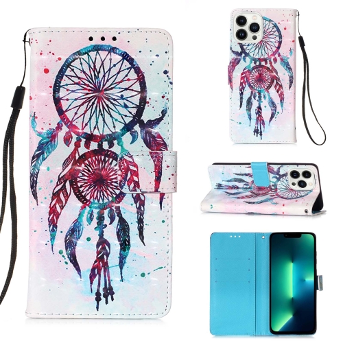 For iPhone 15 Pro 3D Painting Horizontal Flip Leather Phone Case(Color Drop Wind Chimes)
For iPhone 15 Pro 3D Painting Horizontal Flip Leather Phone Case(Color Drop Wind Chimes)