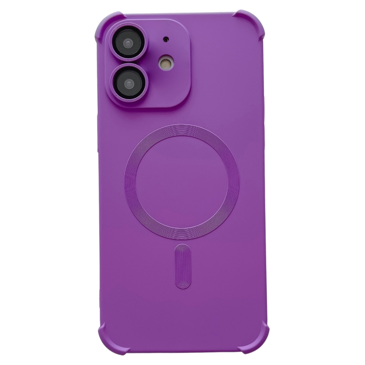 For iPhone 12 Four Corner Shockproof Skin Feel MagSafe Magnetic Phone Case(Purple)
For iPhone 12 Four Corner Shockproof Skin Feel MagSafe Magnetic Phone Case(Purple)
