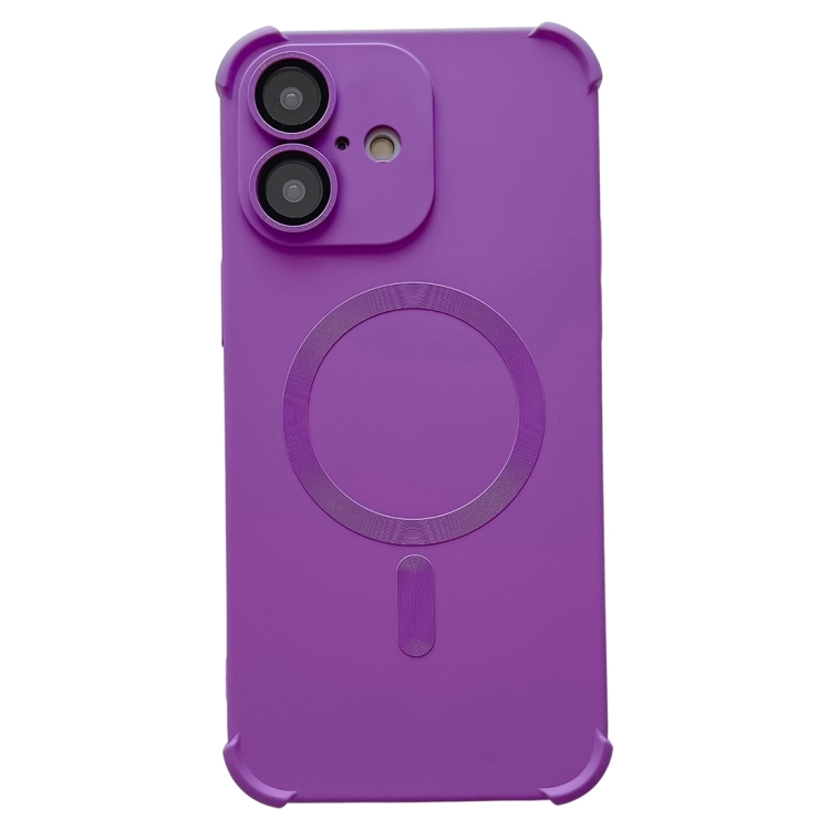 For iPhone 16 Plus Four Corner Shockproof Skin Feel MagSafe Magnetic Phone Case(Purple)
For iPhone 16 Plus Four Corner Shockproof Skin Feel MagSafe Magnetic Phone Case(Purple)