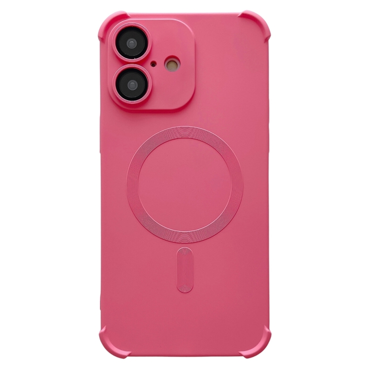 For iPhone 16 Four Corner Shockproof Skin Feel MagSafe Magnetic Phone Case(Pink)
For iPhone 16 Four Corner Shockproof Skin Feel MagSafe Magnetic Phone Case(Pink)