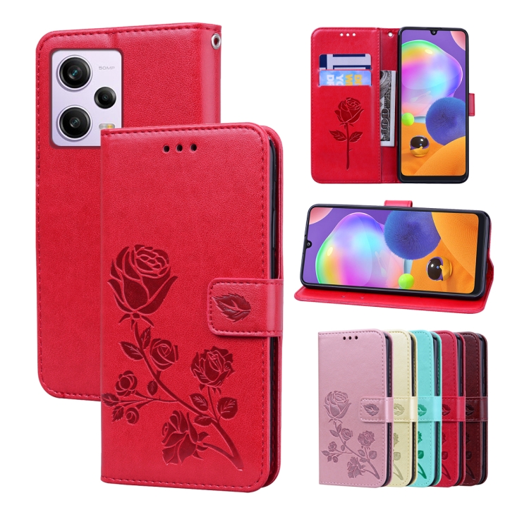 For Xiaomi Redmi Note 12 4G Global Rose Embossed Flip PU Leather Phone Case(Red)
For Xiaomi Redmi Note 12 4G Global Rose Embossed Flip PU Leather Phone Case(Red)