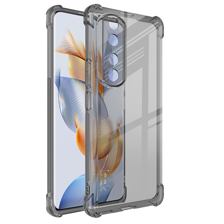 For Honor 90 Pro imak Shockproof Airbag TPU Phone Case(Transparent Black) 
For Honor 90 Pro imak Shockproof Airbag TPU Phone Case(Transparent Black)