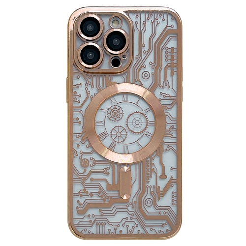 For iPhone 13 Pro Max Electroplated Circuit Board Pattern MagSafe Phone Case(Gold)
For iPhone 13 Pro Max Electroplated Circuit Board Pattern MagSafe Phone Case(Gold)