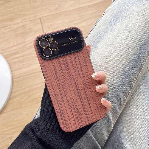 For iPhone 12 Pro Max Wood Grain TPU Phone Case with Lens Film(Brown)
For iPhone 12 Pro Max Wood Grain TPU Phone Case with Lens Film(Brown)