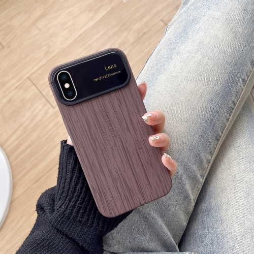 For iPhone XS Max Wood Grain TPU Phone Case with Lens Film(Grey)
For iPhone XS Max Wood Grain TPU Phone Case with Lens Film(Grey)