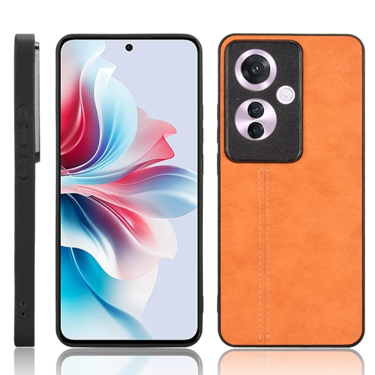 For OPPO Reno11 A JP Version Cow Pattern Sewing Back Cover Phone Case(Yellow)
For OPPO Reno11 A JP Version Cow Pattern Sewing Back Cover Phone Case(Yellow)