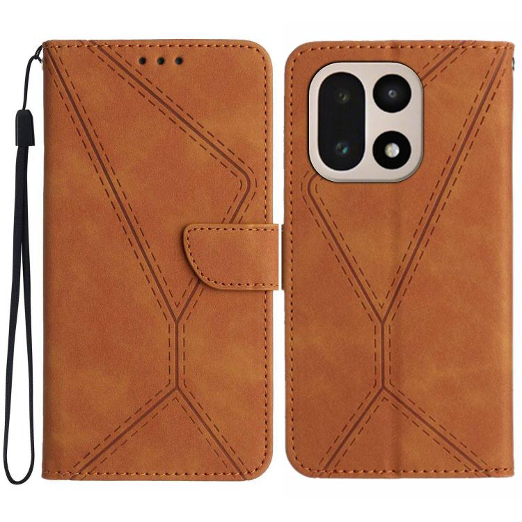 For OnePlus 15 5G Stitching Embossed Leather Phone Case(Brown)
For OnePlus 15 5G Stitching Embossed Leather Phone Case(Brown)