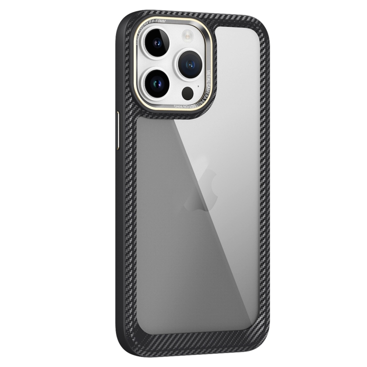 For iPhone 14 Pro Carbon Fiber Transparent Back Panel Phone Case(Black + Transparent Black)
For iPhone 14 Pro Carbon Fiber Transparent Back Panel Phone Case(Black + Transparent Black)