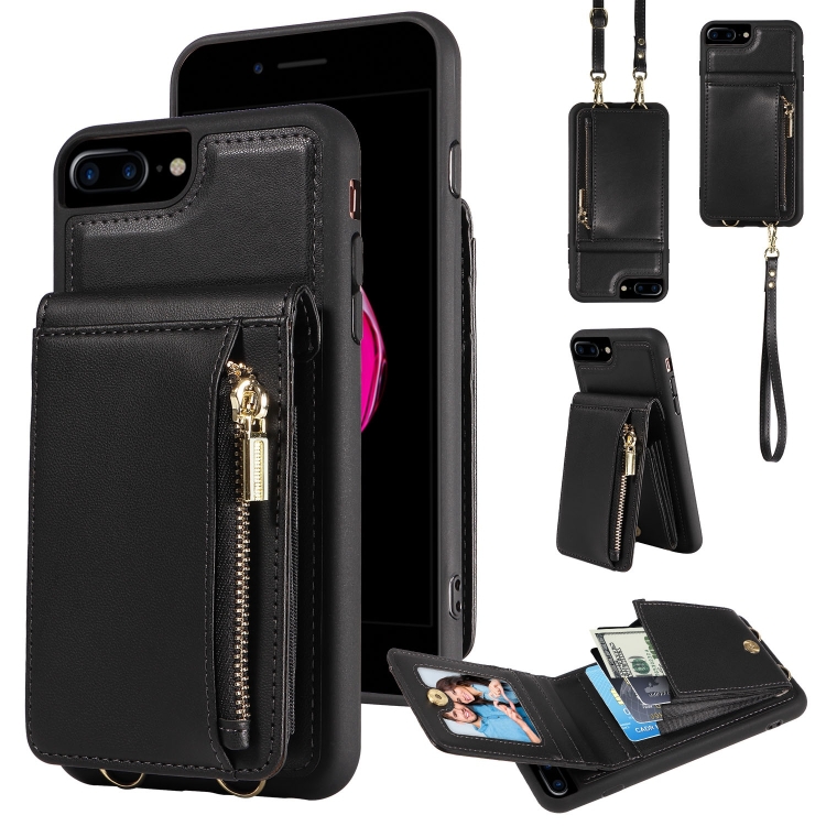 For iPhone 7 Plus / 8 Plus Crossbody Lanyard Zipper Wallet Leather Phone Case(Black)
For iPhone 7 Plus / 8 Plus Crossbody Lanyard Zipper Wallet Leather Phone Case(Black)