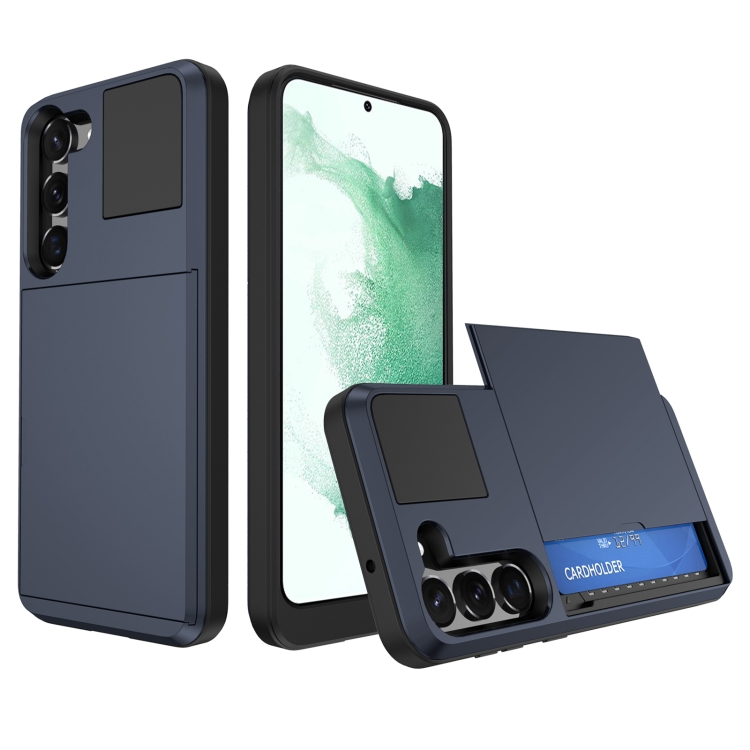 For Samsung Galaxy S22 5G Multifunction Armor Slide Card Slot Phone Case(Navy Blue)
For Samsung Galaxy S22 5G Multifunction Armor Slide Card Slot Phone Case(Navy Blue)
