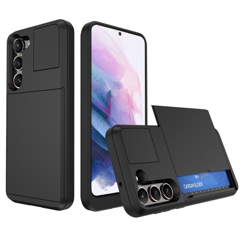 For Samsung Galaxy S21+ 5G Multifunction Armor Slide Card Slot Phone Case(Black)
For Samsung Galaxy S21+ 5G Multifunction Armor Slide Card Slot Phone Case(Black)