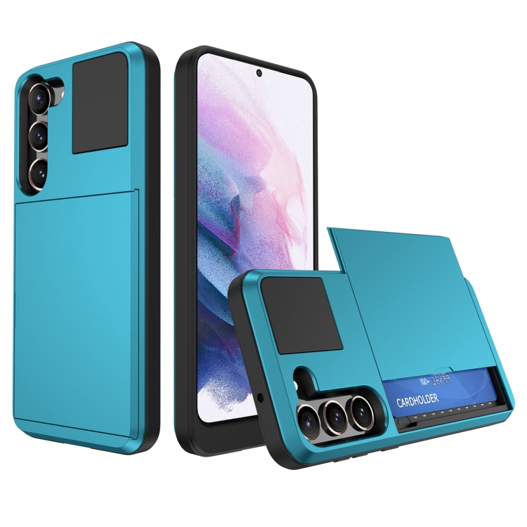 For Samsung Galaxy S21 5G Multifunction Armor Slide Card Slot Phone Case(Sky Blue)
For Samsung Galaxy S21 5G Multifunction Armor Slide Card Slot Phone Case(Sky Blue)