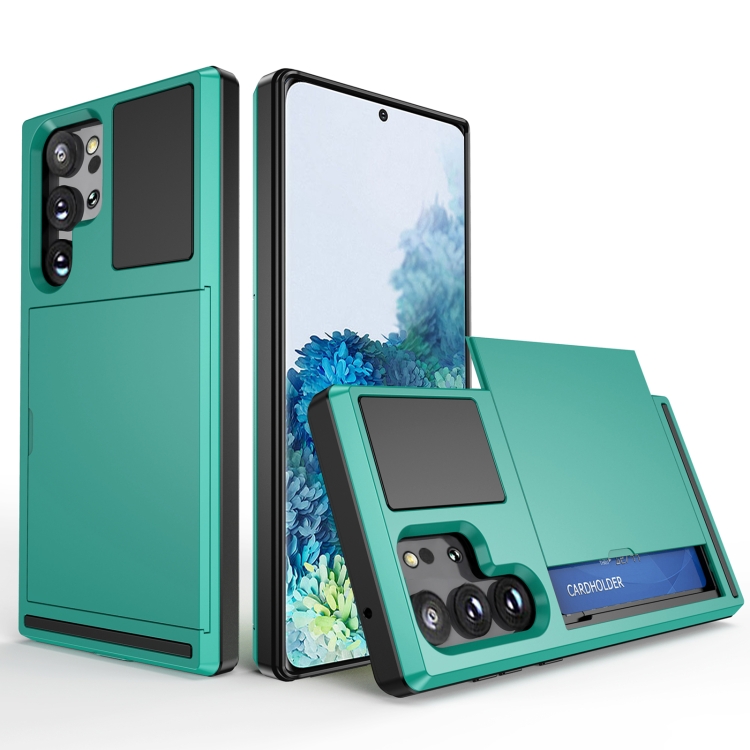 For Samsung Galaxy S20+ 5G Multifunction Armor Slide Card Slot Phone Case(Green Lake)
For Samsung Galaxy S20+ 5G Multifunction Armor Slide Card Slot Phone Case(Green Lake)