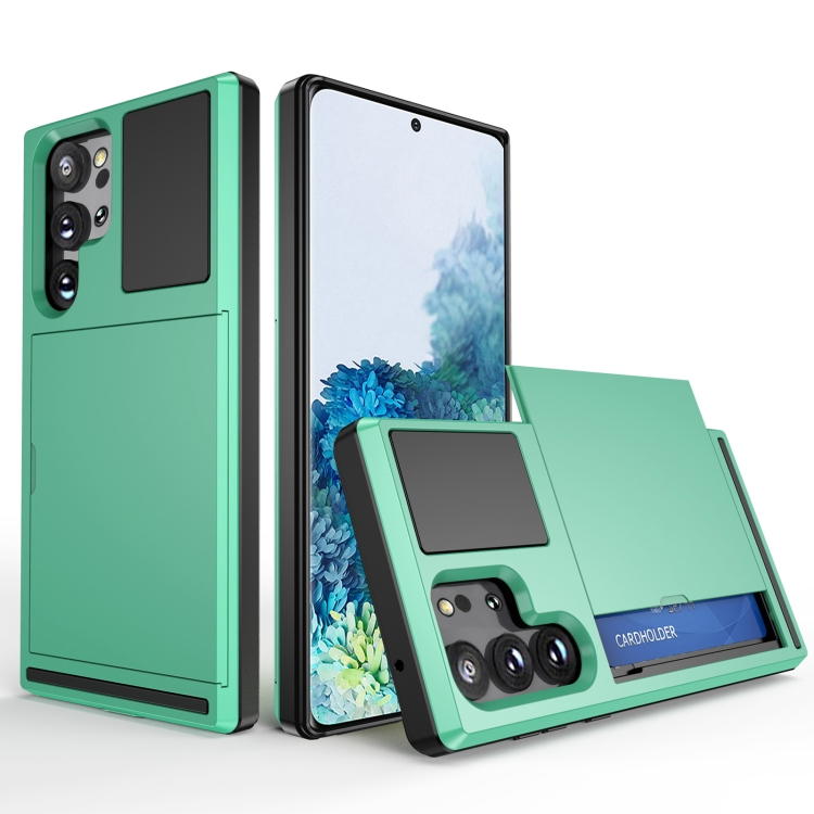 For Samsung Galaxy S20+ 5G Multifunction Armor Slide Card Slot Phone Case(Mint Green)
For Samsung Galaxy S20+ 5G Multifunction Armor Slide Card Slot Phone Case(Mint Green)